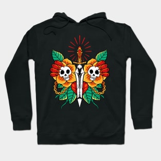 butterfly skull Hoodie